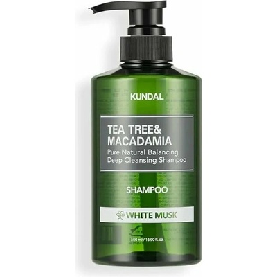 Kundal Tea Tree & Macadamia Deep Cleansing Shampoo White Musk 500 ml