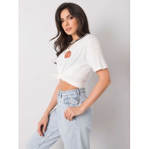 Rue Paris Дамска тениска модел 217-TS-25606.55P Rue Paris цвят екрю