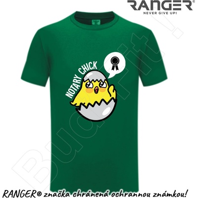 Ranger tričko motív Notary Chick 1 zelená