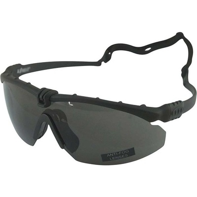 Okuliare Kombat Ranger čierny rám dymová sklá