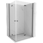 Mexen Mist-F Двукабинна сгъваема душ кабина дясна 75 x 90 см, прозрачна, (8A6-075L-090P-95-00)