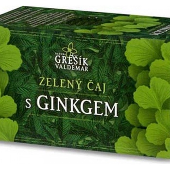 Grešík Zel. čaj s ginkgem 20 x 1.5 g