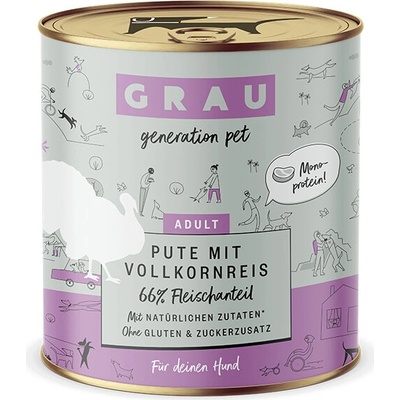 Grau Adult Morka s celozrnou ryžou 800 g