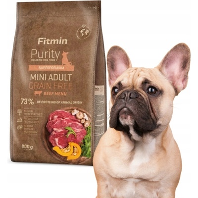 Fitmin Purity Mini Adult Grain Free Beef 0,8 kg