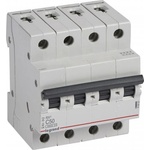 Legrand Автоматичен прекъсвач RX3 4P 50A крива С 6kA MC - 419922 (419922)