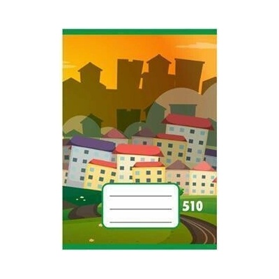 NO NAME Školní sešit 510 A5 čistý balení 30 ks