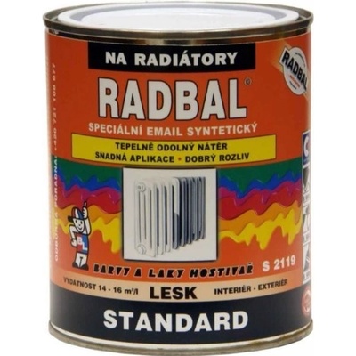 RADBAL S 2119 farba na radiator 1000 biela 4L