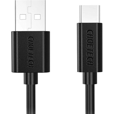 Choetech Удължителен кабел Choetech AC0003, USB-A към USB-C, 2m, черен (AC0003)