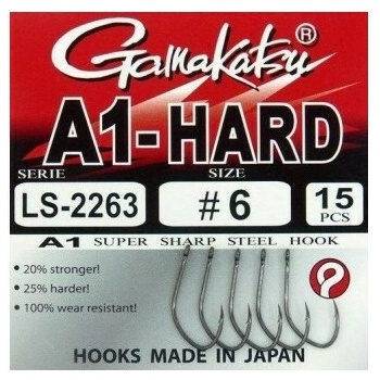 Gamakatsu A1-Hard LS-2263 s očkem vel.10 15 ks