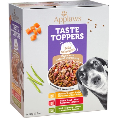 Applaws Dog Taste Toppers Jelly Multipack 8 x 156 g