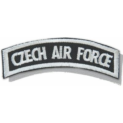 Nášivka: CZECH AIR FORCE [oblouková] [ssz] černá | bílá