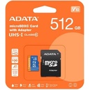 ADATA MicroSDXC 512GB AUSDX512GUICL10A1-RA1