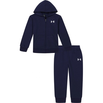 Under Armour Бебешки комплект Under Armour Branded Logo Fz Set Baby Boys - Navy/White