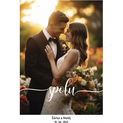 Plakát Vlastní fotografie s textem - spolu