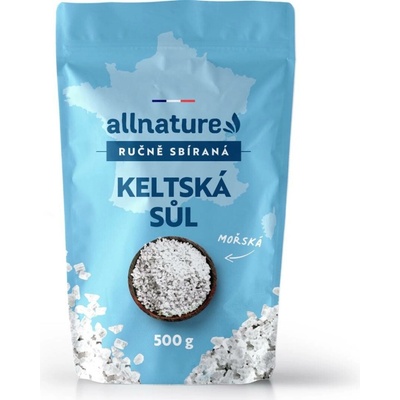 Allnature Keltská sůl mořská ručně sbíraná 500 g