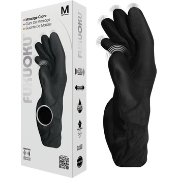 Image 1 of Fukuoku Massage Glove Right Medium Black