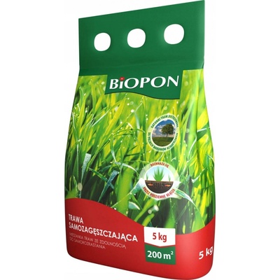 Tráva travní směs, zahradní, renovační Biopon 200 m² 5 kg