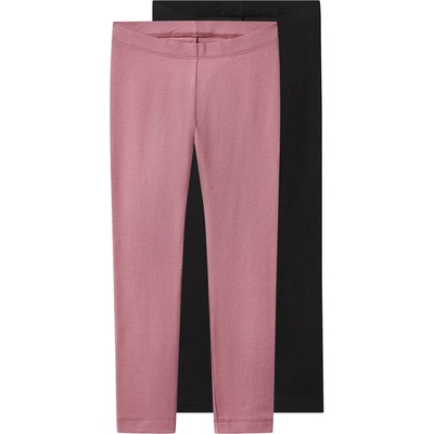 lupilu Dívčí legíny 2 kusy černá lila fialová – Sleviste.cz