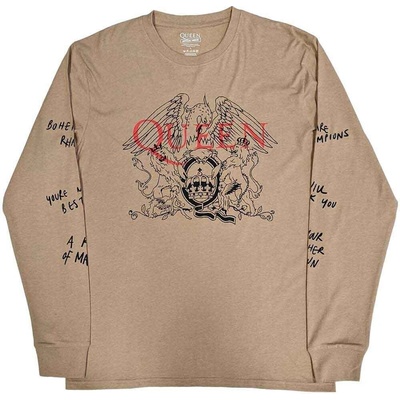 Queen Handwritten (Sleeve Print) Sand M Риза (QULST74MS02)