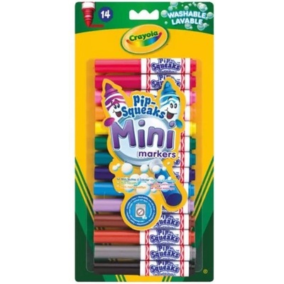 Crayola Крайола: Комплект миещи се маркери Pip-Squeaks - 14 бр (8343)
