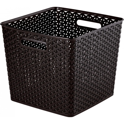 CURVER MY STYLE SQUARE 25L úložný box 32,5x32,5x28 cm hnedý 03613-210