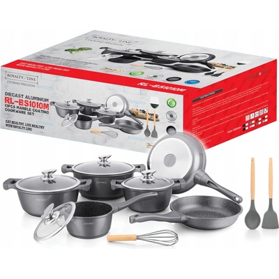 Royalty Line Sada hrnců MARBLE hliníkové 10 ks – Hledejceny.cz