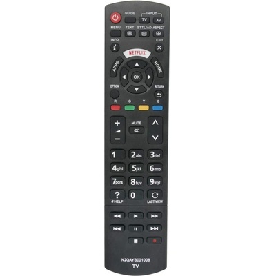съвместим Panasonic n2qayb001008 - заместител дистанционно управление (n2qayb001008)