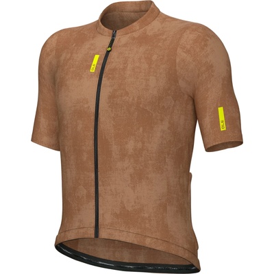 Alé Мъжка фланелка с къс ръкав за колоездене Alé Pragma Crash S/S Jersey Cycling jersey - Suede Colour (056-3949-0714)