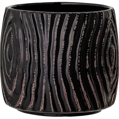 Bloomingville Кашпа Hena черна (82050072)