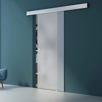 Amalfi Satinato skleněné 775x2050 mm s mušlí