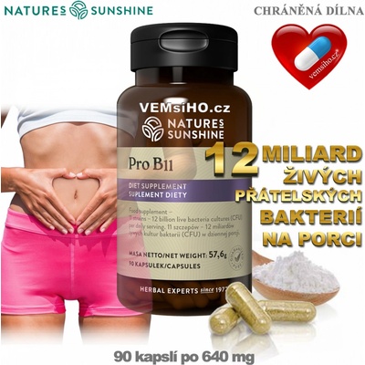 Nature's Sunshine Pre B11 640 mg 90 kapsúl