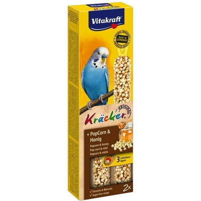 Vitakraft KRÄCKER tyčinky ANDULKA popcorn & med 60g