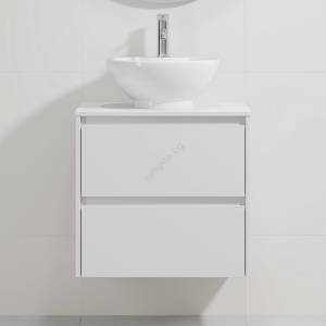Bath Deluxe Шкаф за баня с мивка TRONDHEIM/DRAMMEN 60x57x46 cm бял (SETBT0145A)