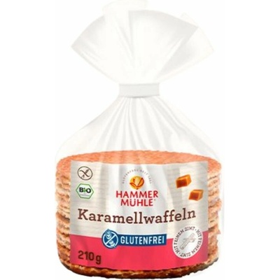 Hammermühle Bezlepkové karamelové vafle BIO 210 g