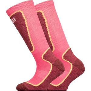 UphillSport Детски ски чорапи UphillSport Kid's Valta Alpine Shin Cushioned M5 Merino Ski socks - Pink - размер 37-39 (EU) (201-8495-0413)