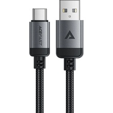 Acefast C20-04 USB Type-C 3A rychlé nabíjení odolný proti ohybu nylonové opletení 1,2m černý