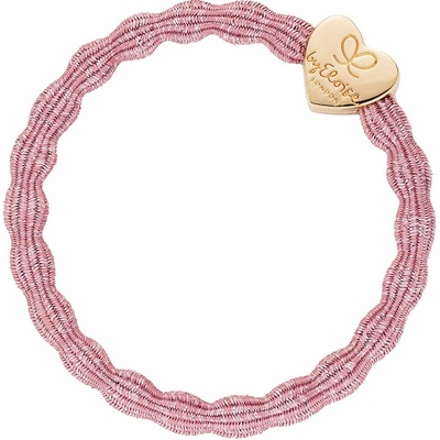 By Eloise London Metallic Gold Heart barva Rose Pink