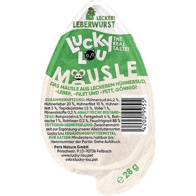 Lucky Lou Mäusle kuřecí játra 28 g