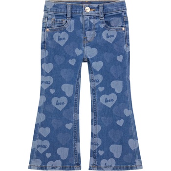 Guess Детски дънки Guess - На сърчица, сини, 18 м (20253-K5YA04-D4CA0-PTGO-18M)