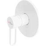 FDesign Zaffiro матово бял вграден смесител за душ с вградено тяло (FD1-ZFR-7PA-33)