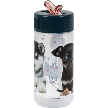 BackUP Cleo & frank 38 бутилка със сламка 330 мл