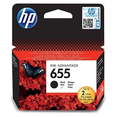 HP 655 Black Ink Cartridge (CZ109AE)