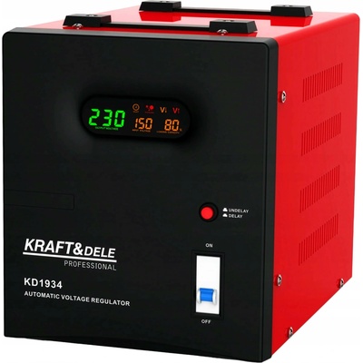 Stabilizátor napětí, AVR, 3000VA, 230V, Kraft & Dele | KD1934