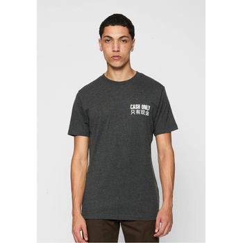 Mister Tee Тениска Cash Only Tee charcoal XXLUB-MT816-00091 - Тъмносив, размер XS