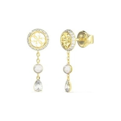 Guess náušnice Tiny Pearly JUBE05521JWYGT/U