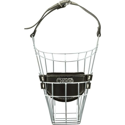 Chopo Náhubek kovový Německý ovčák sport pes chrom 130 x 150 x 120 mm