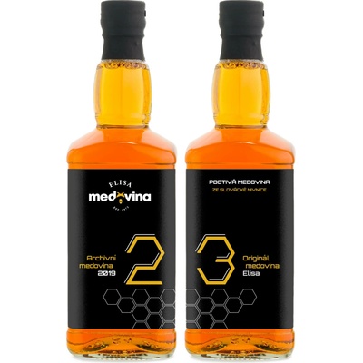 Medovina Elisa dárek k 23. narozeninám 11% 2 x 0,5 l