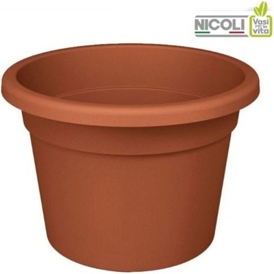 Nicoli Kvetináč plastový terakota 25 cm