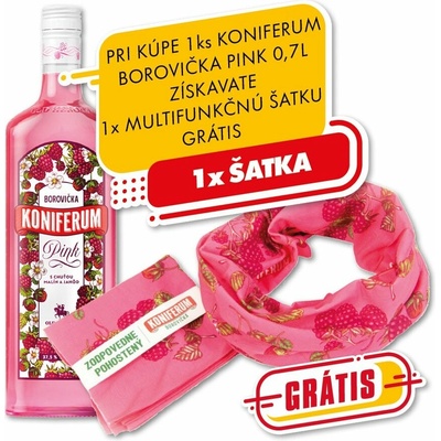 Old Herold Koniferum Pink Borovička 37,5% 0,7 l (čistá fľaša)