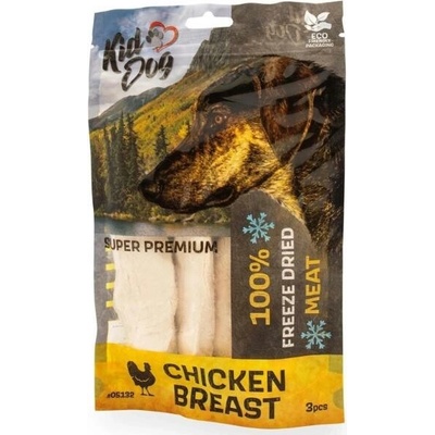 KidDog Super Premium kuracie celé prsia sušené mrazom 50 g